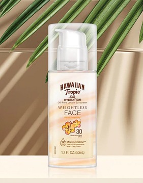 Hawaiian Tropic Silk Hydration 오일 프리 선스크린 로션, SPF 30, 1.7oz(50ml) s153905